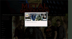 Desktop Screenshot of metalgeneration.com.br