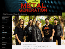 Tablet Screenshot of metalgeneration.com.br